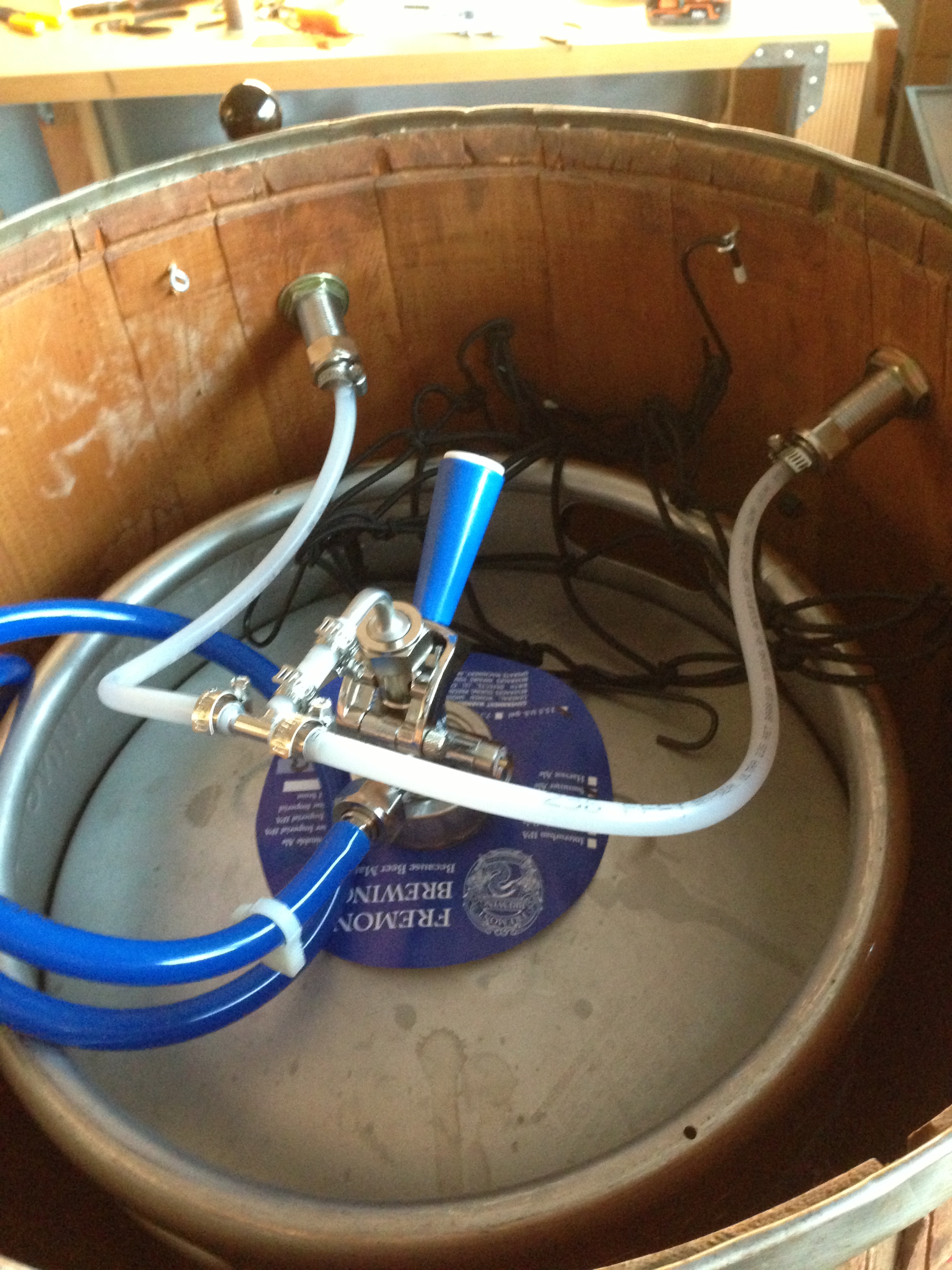 Gen 1 beer line installed