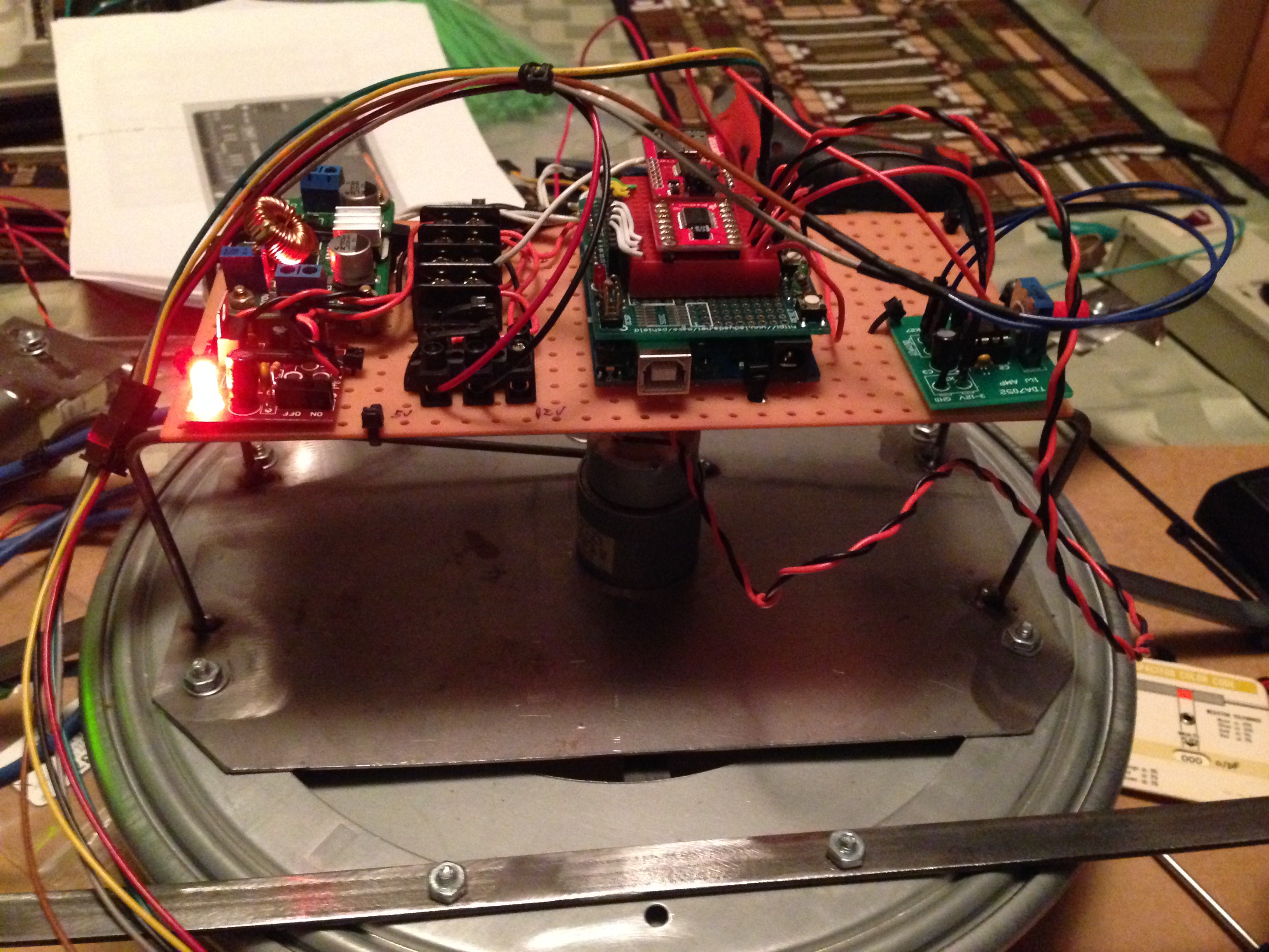 Gen 2 head electronics mounted