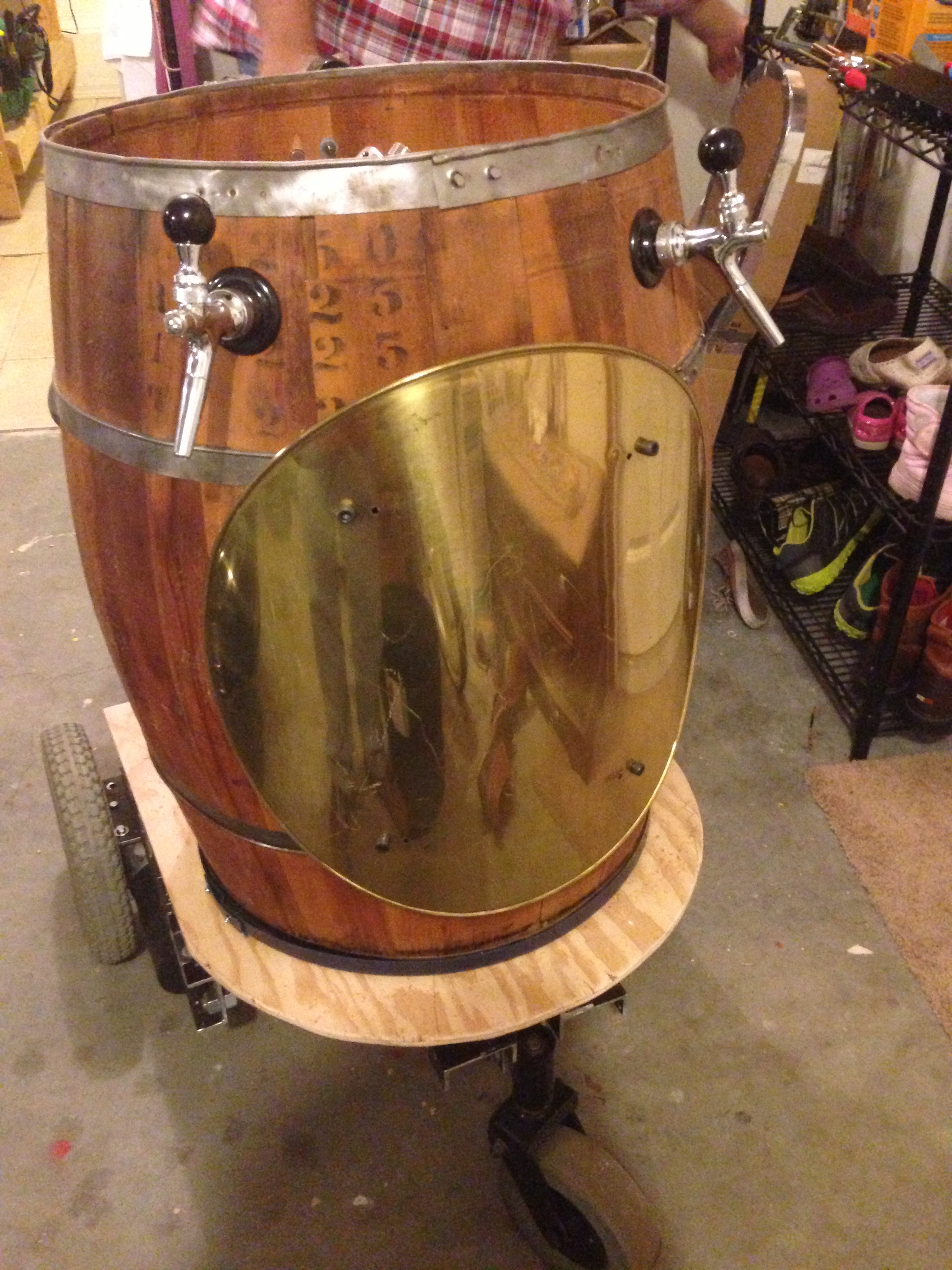 First shield mount