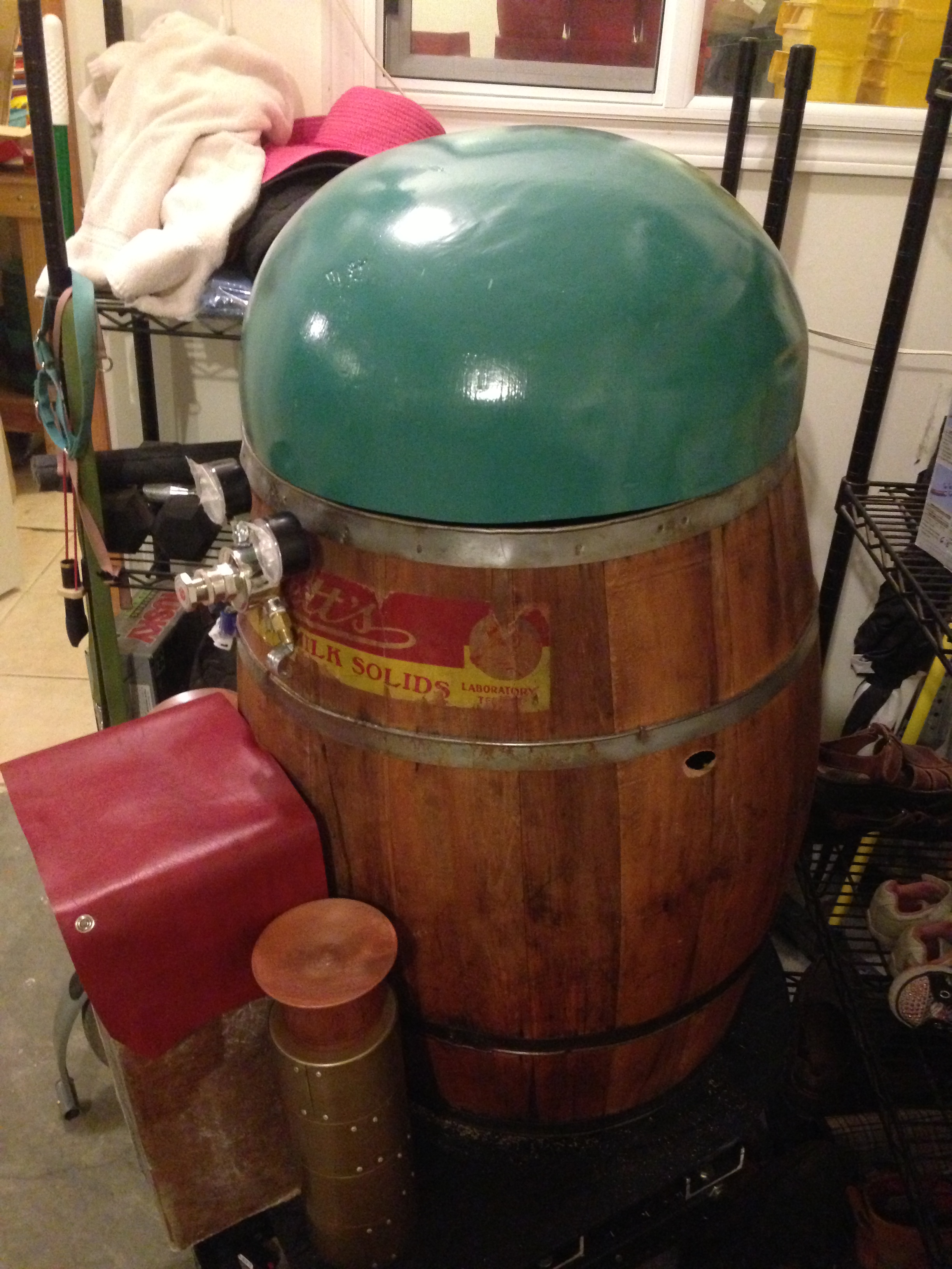 Green head mock-up