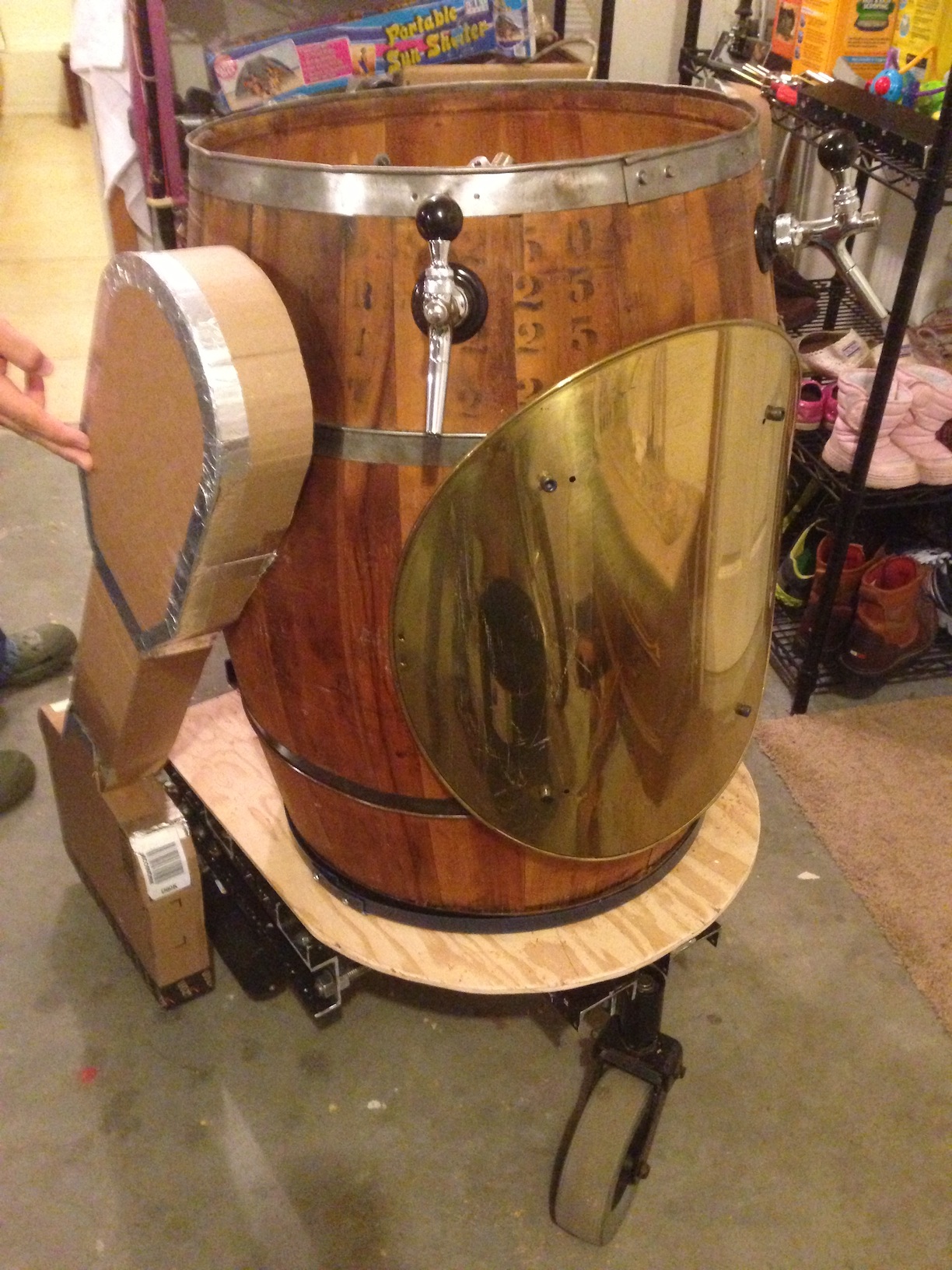 Mock legs with shield
